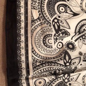 White House black market strapless top